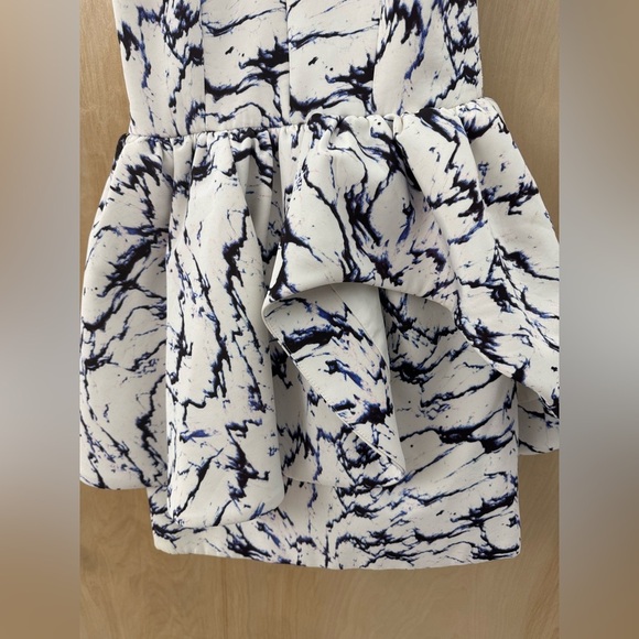 CAMEO Urban Outfitters Alone Tonight Oil Spill Peplum Dress - Picture 9 of 15